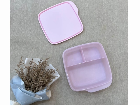 Hộp cơm mới Tupperware Lolly Tup 550ml - Hồng phấn - TPW00203