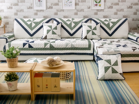 Thảm sofa 70x70cm Chong chóng - TSF01970