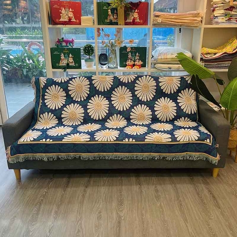 Thảm sofa 130x180cm - Hoa cúc - TTC00113