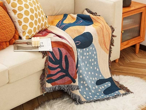 Thảm sofa thổ cẩm 130x180cm - TTC16602