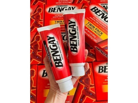 Kem xoa bóp giảm đau nhức Bengay Ultra Strength 113g 2 tuýp màu cam - TTP057