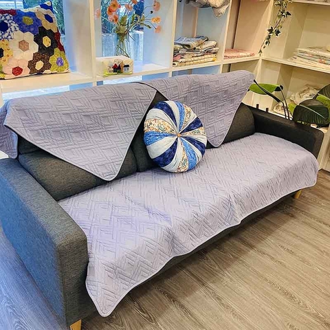 Thảm sofa 70x180cm - Thoi xám xanh - TSF14772
