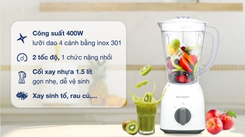 Máy xay sinh tố Sharp EM-S154PV