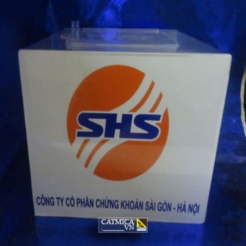 Hòm phiếu mica cỡ nhỏ SHS