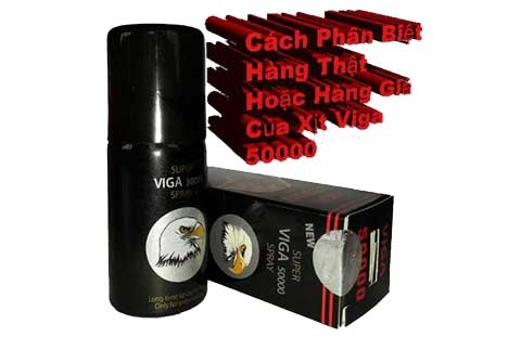 Cách phân biệt thật giả Xịt Vega 50000