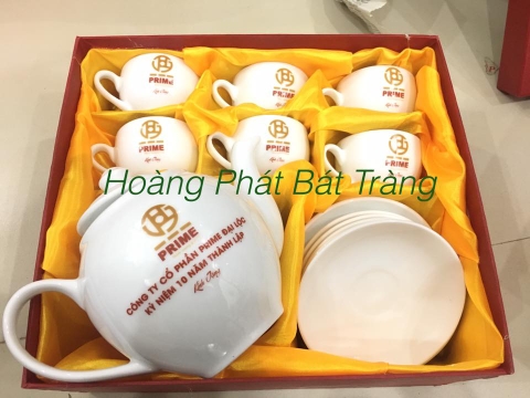 MẪU ẤM CHÉN TRẮNG CÓ THỂ IN ẤN LOGO LÀM QUÀ TẶNG