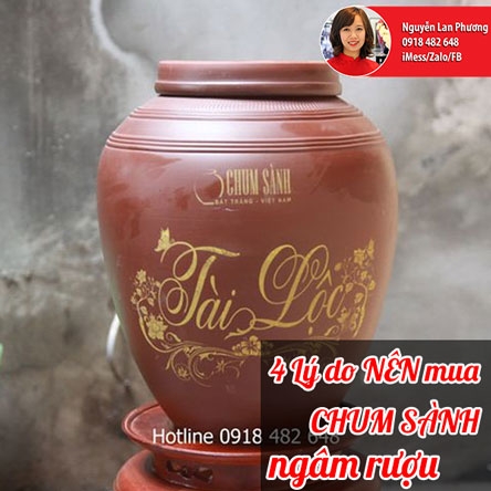 4 lý do bạn nên mua chum sành Bát Tràng ngâm rượu