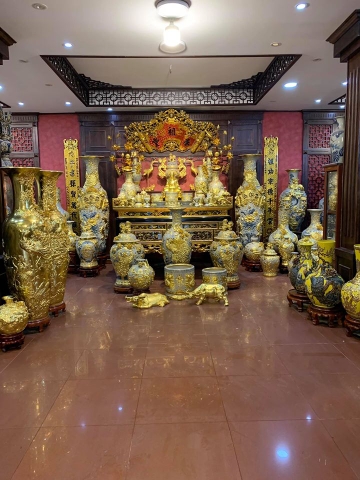 6 bộ đồ thờ dành cho Từ đường, nhà thờ Tổ đẹp nhất Việt Nam