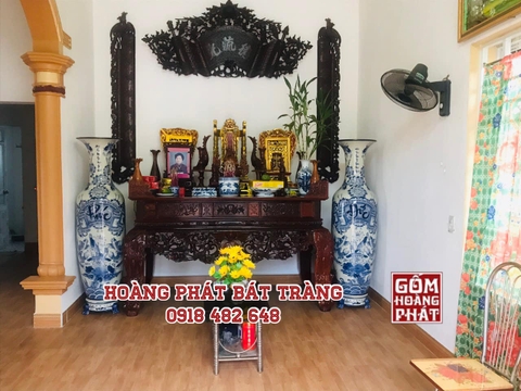 Lục bình sứ Bát Tràng, thú chơi đồ phong thủy độc đáo