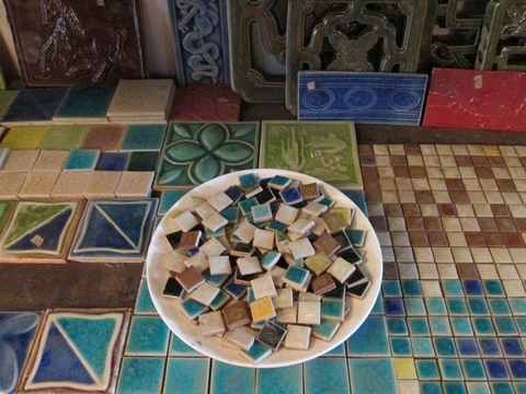 Trang trí nhà đẹp bằng gạch mosaic