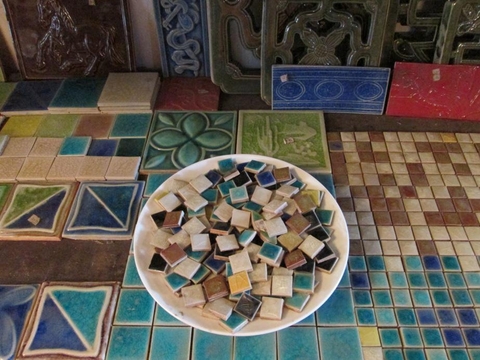 Trang trí nhà đẹp bằng gạch mosaic