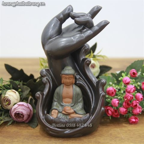 Tượng đốt trầm Phật tổ - thác bàn tay sp25753