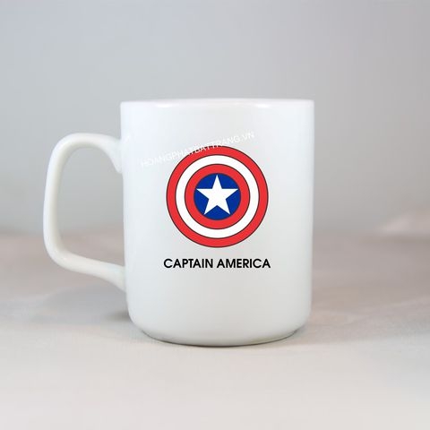 Cốc in ấn Captian America