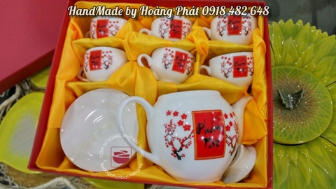 Bộ ấm chén Minh Long - Phát Tài