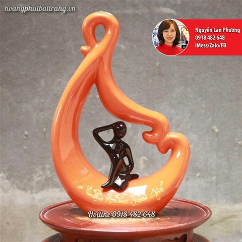 Lọ hoa nghệ thuật tim mềm mại S2 - NT10
