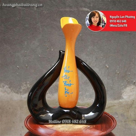 Lọ hoa nghệ thuật tim móc NT23