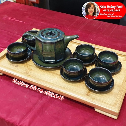 Ấm chén hỏa biến (không khay)