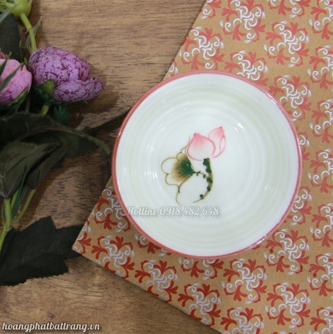 Đĩa muối sen hồng - đường kính 9.5cm