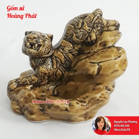 Gạt tàn gốm linh vật Hổ - tuổi Dần SP4671