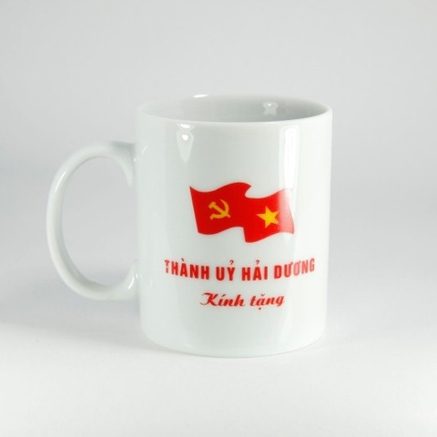 Cốc in logo Thành Uỷ Hải Dương