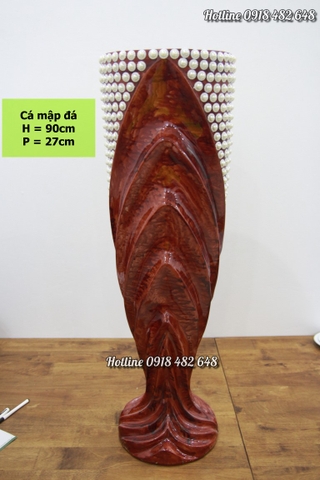Lọ hoa phong cách cổ điển Châu Âu - cá mập đá SP949