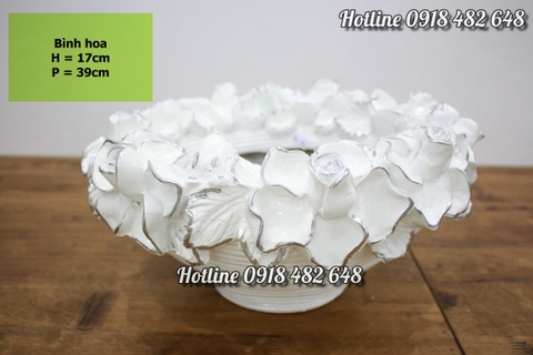 Lọ hoa phong cách cổ điển Châu Âu - Bình hoa SP932