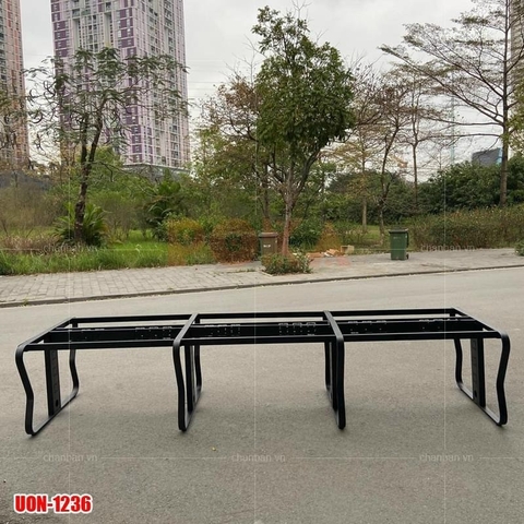 Chân bàn sắt hộp nhập khẩu 1200x3600mm UON-1236