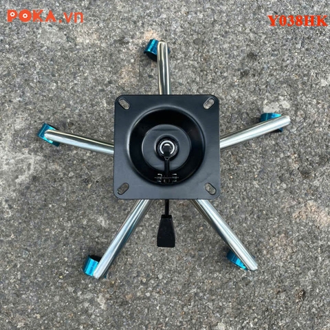 Chân ghế nhôm đúc 5 nhánh xoay nâng hạ Y038HK