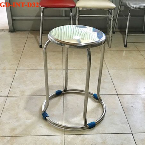 Ghế đôn inox tròn đường kính 320mm GD-INT-D32