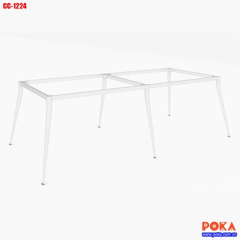 Chân bàn Ống côn 1 tầng 1200x2400mm