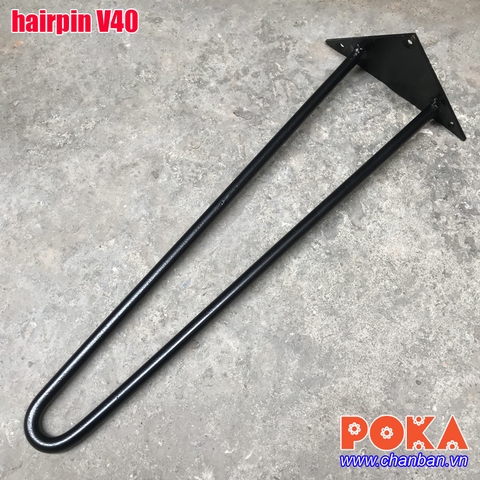 Chân bàn sắt hairpin V40