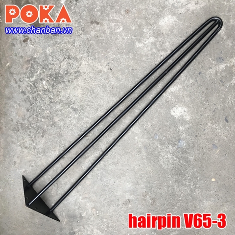 Chân bàn sắt hairpin V65-3