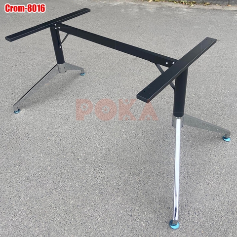 Chân bàn văn phòng mạ crom 800x1600mm CROM-8016