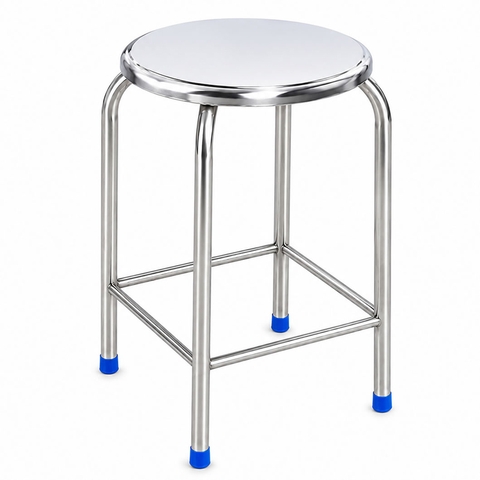 Ghế đôn inox 4 chân đường kính 32 cao 50cm GD4-INT32-H50