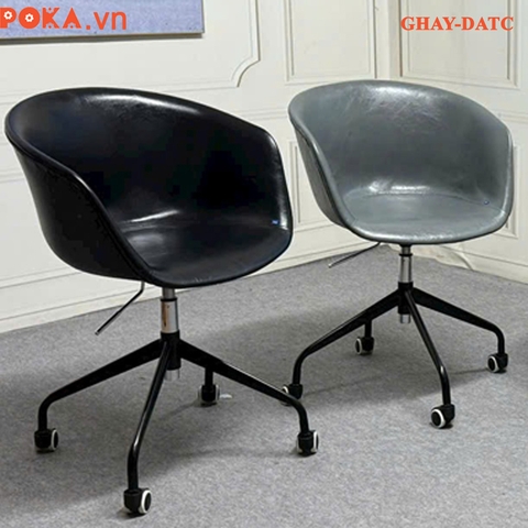 Ghế HAY DA chân thép mạ tăng chỉnh (46-56cm) GHAY-DATC Ghế HAY DA chân thép mạ tăng chỉnh (46-56cm) GHAY-DATC