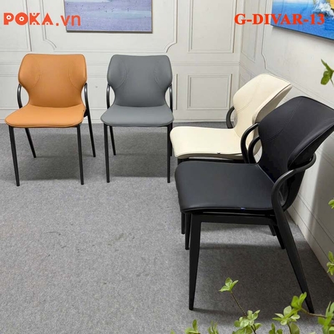 Ghế Ăn da nhập khẩu G-DIVAR-13
