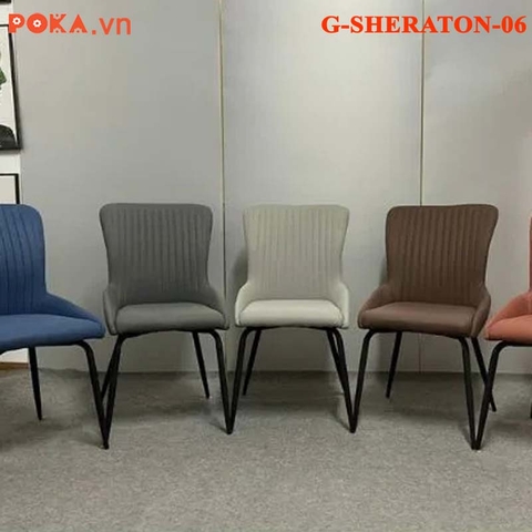 Ghế Ăn SHERATON Da Nhập Khẩu G-SHERATON-C06