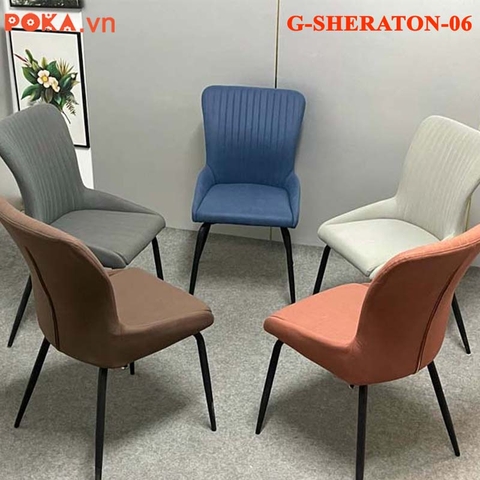 Ghế Ăn SHERATON Da Nhập Khẩu G-SHERATON-C06