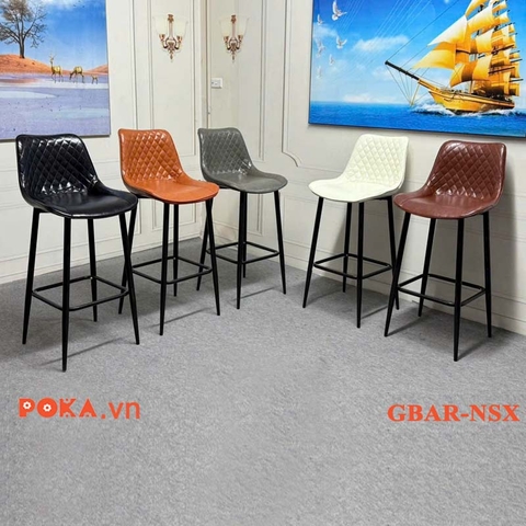 Ghế Quầy Bar NELSON Trám chân cố định GBAR-NSX