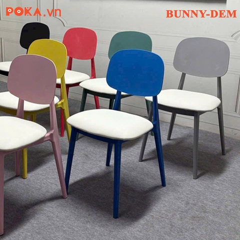 Ghế Nhựa Đúc Bunny có đệm