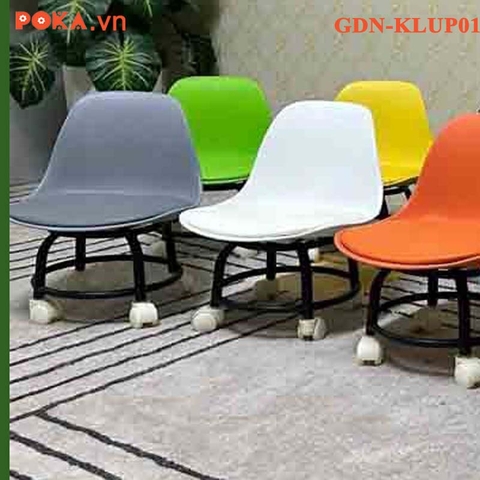 Ghế Đôn nhựa Klarup chân xoay GDN-KLUP01
