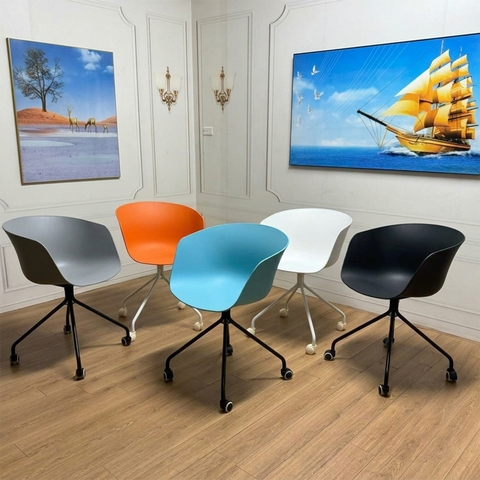 Ghế HAY nhựa 4 chân xoay