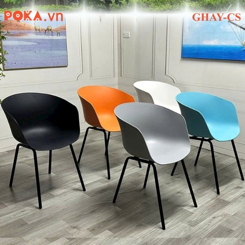 Ghế HAY Nhựa Đúc Chân Sắt GHAY-CS Ghế HAY Nhựa Đúc Chân Sắt GHAY-CS