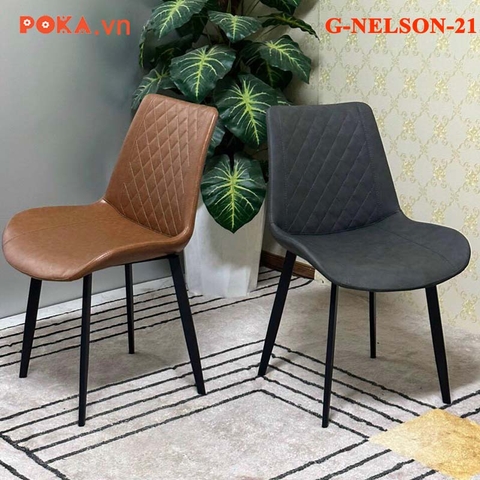 Ghế Ăn NELSON Trám da nhập khẩu G-NELSON -T21