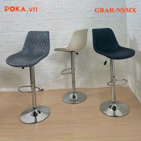 Ghế bar nelson da trám tang chỉnh chiều cao mâm xoay GBAR-NSMX Ghế bar nelson da trám tang chỉnh chiều cao mâm xoay GBAR-NSMX