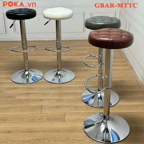 Ghế bar xoay múi mặt tròn tăng chỉnh GBAR-MTTC