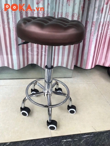 Ghế đôn xoay múi có bánh xe DONMUIBANHXE02