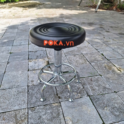 Ghế đôn xoay mặt vòng tròn chân cố định