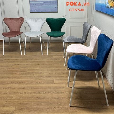 Ghế Thiên Nga bọc nỉ nhung GTNN40