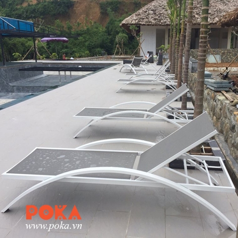 Ghế hồ bơi hình bán nguyệt GL14